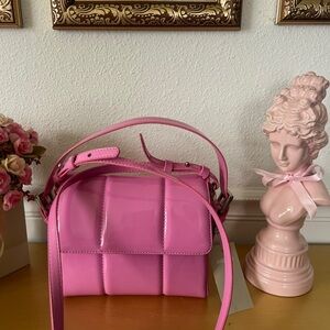 Elegant Pink Crossbody Bag